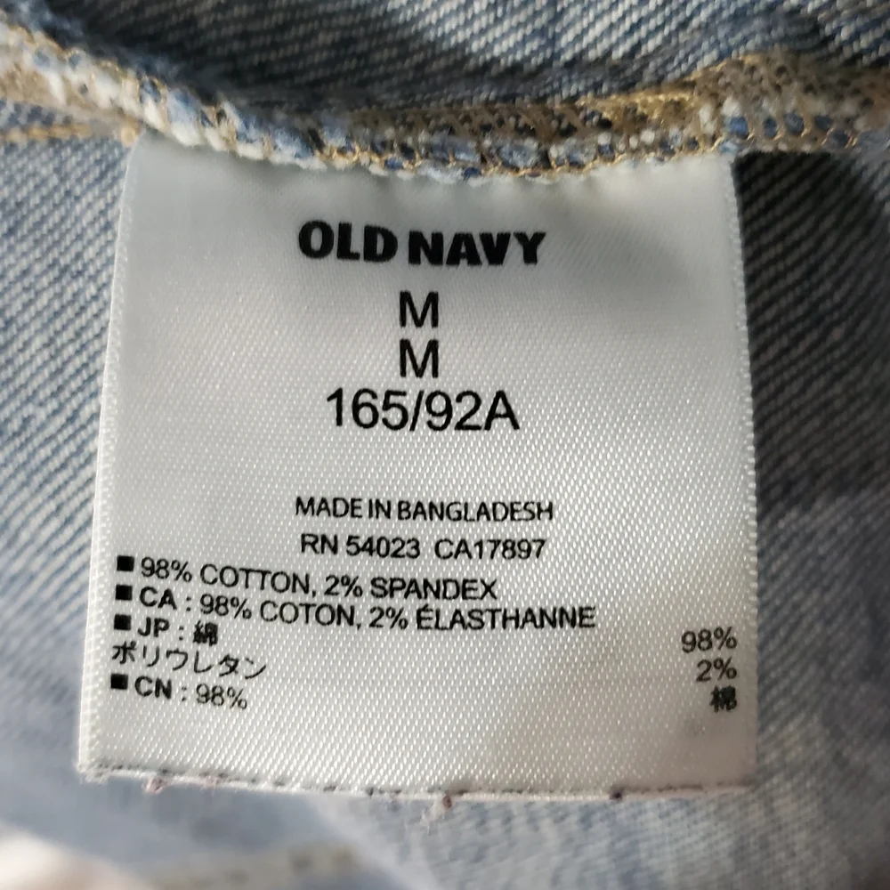 Old Navy Classic Blue Jean Denim Jacket Women's Size M - Picture 6 of 6